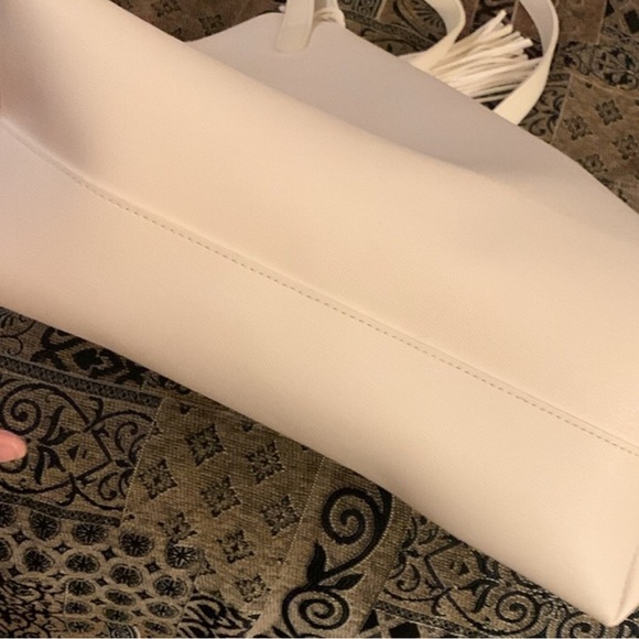 Arcadia Beauty Labs Spring Petal Tote Elegant White Bag 314968  NWT - Picture 7 of 10